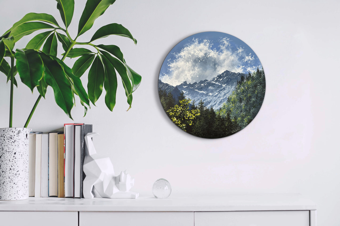 „Höllental“ oil painting