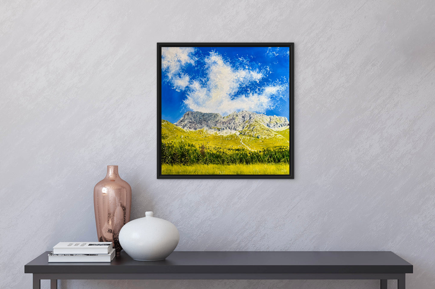 “Malga Montasio, Italy” oil painting