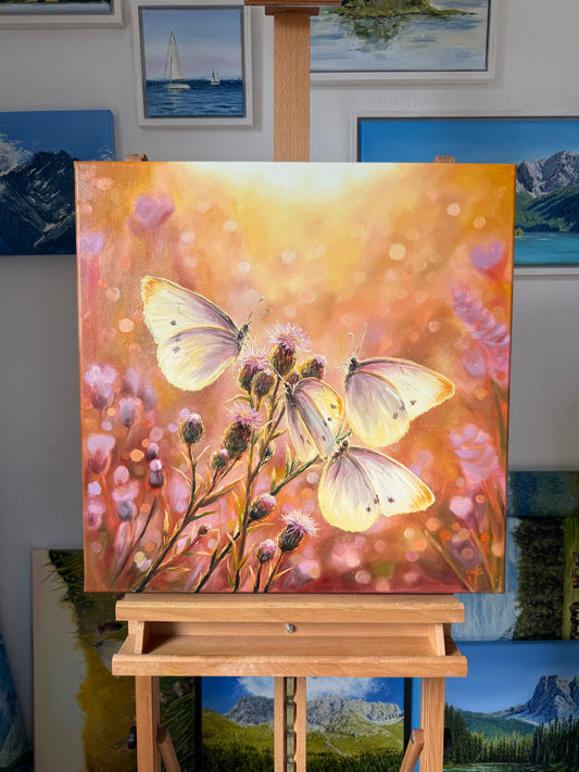 “Whispers of Light” oil painting