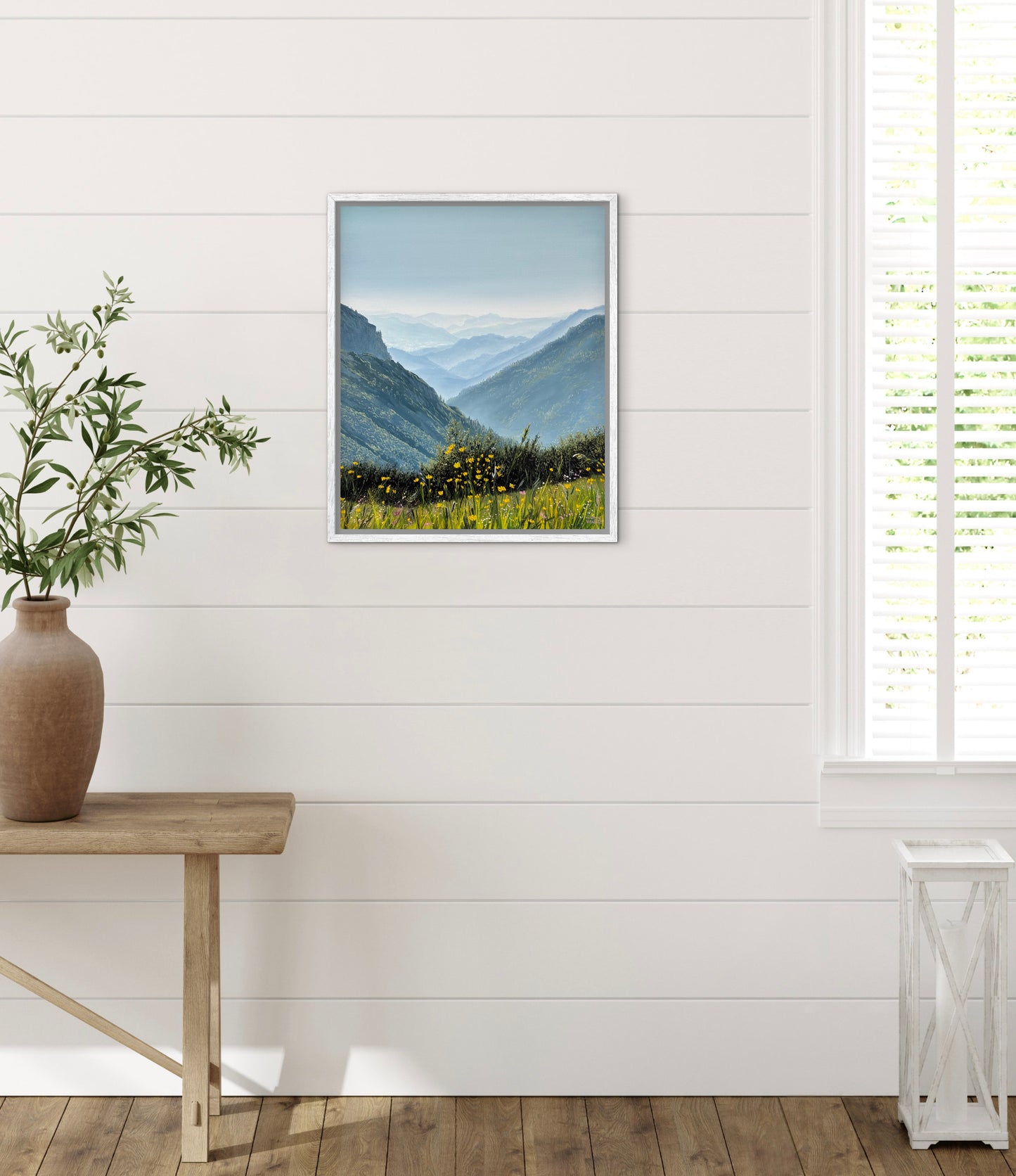 “Austrian mountains” oil painting
