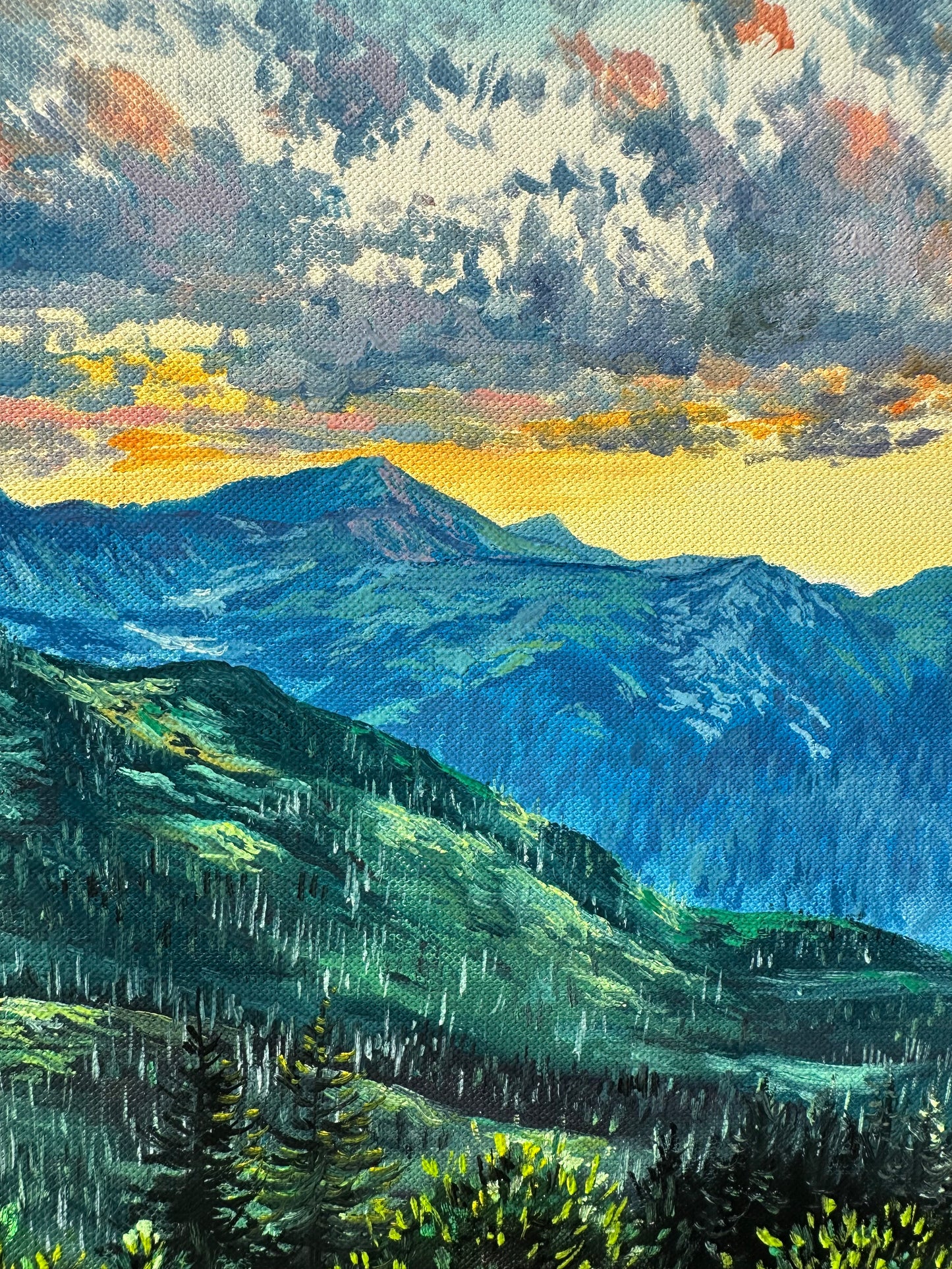 “Sunset in the Tatra Mountains”