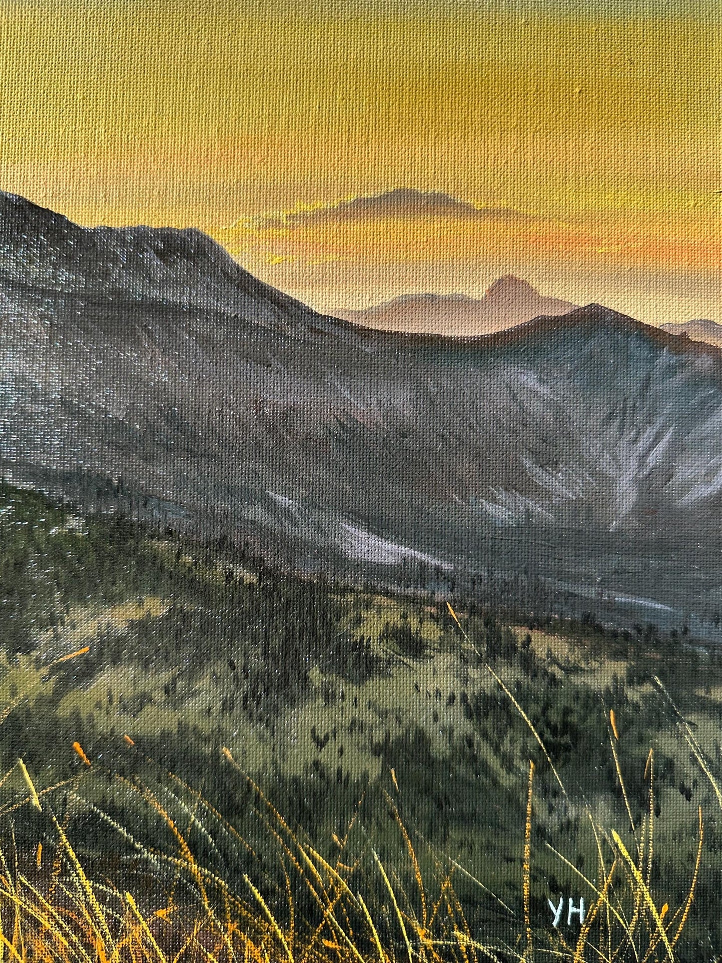 "Swiss Alps at sunset"