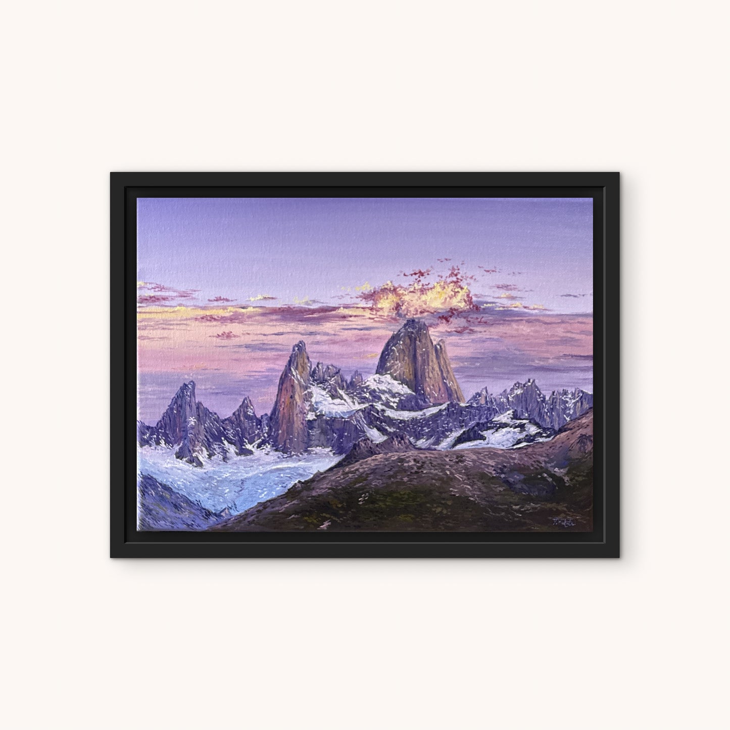 „Mount Fitz Roy“ oil painting