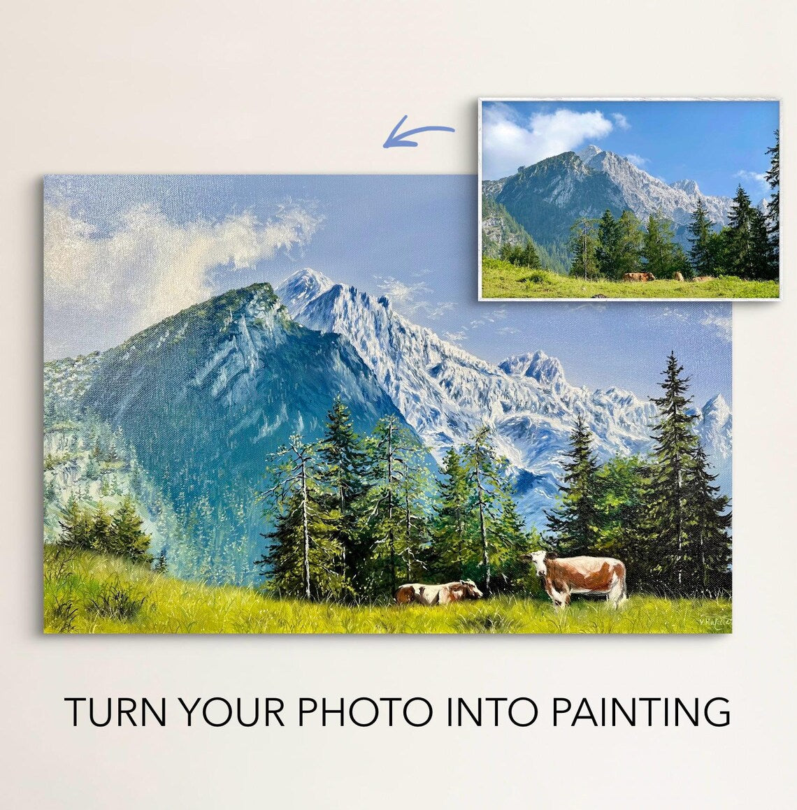 Custom oil painting – Yuliia Halata Art