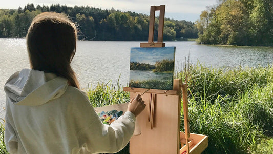 "Ellertshäuser See" oil painting