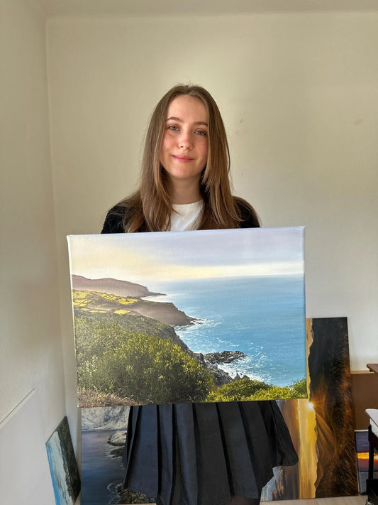 "Terceira Island in Azores" oil painting