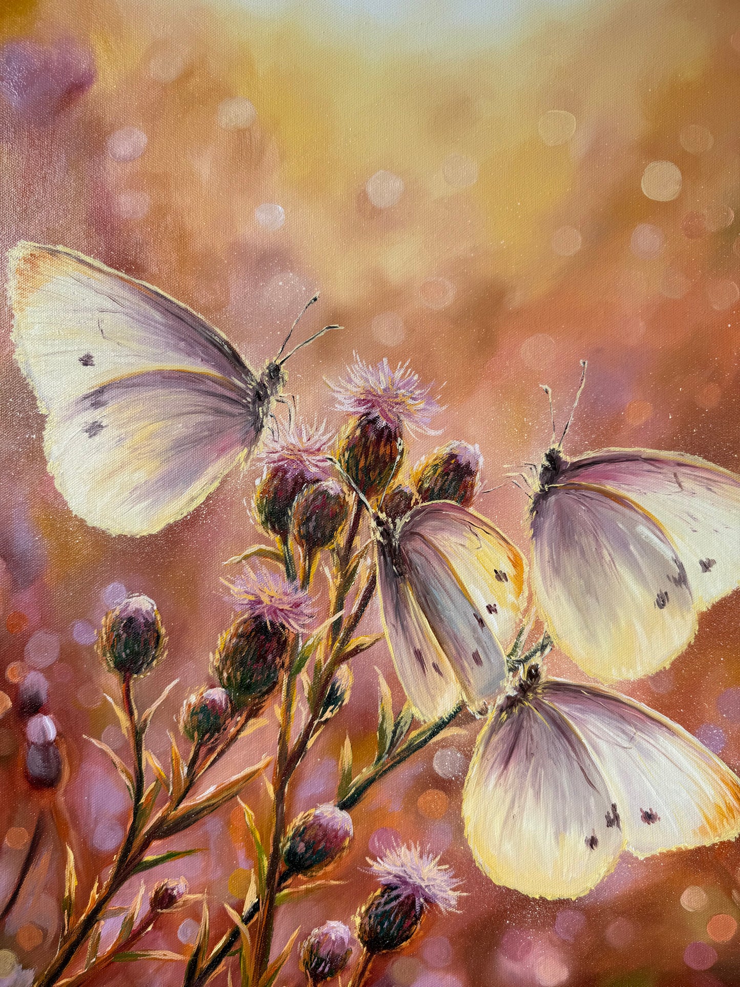 “Whispers of Light” oil painting