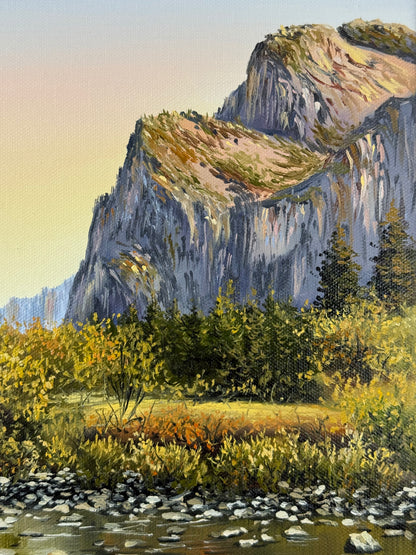 “Yosemite Valley” oil painting