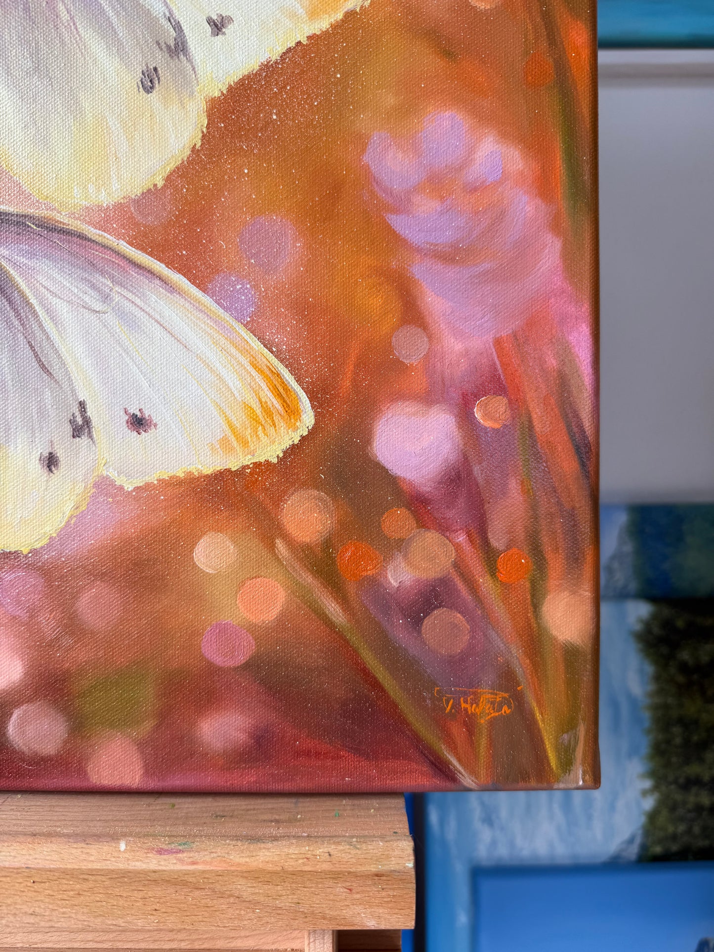 “Whispers of Light” oil painting