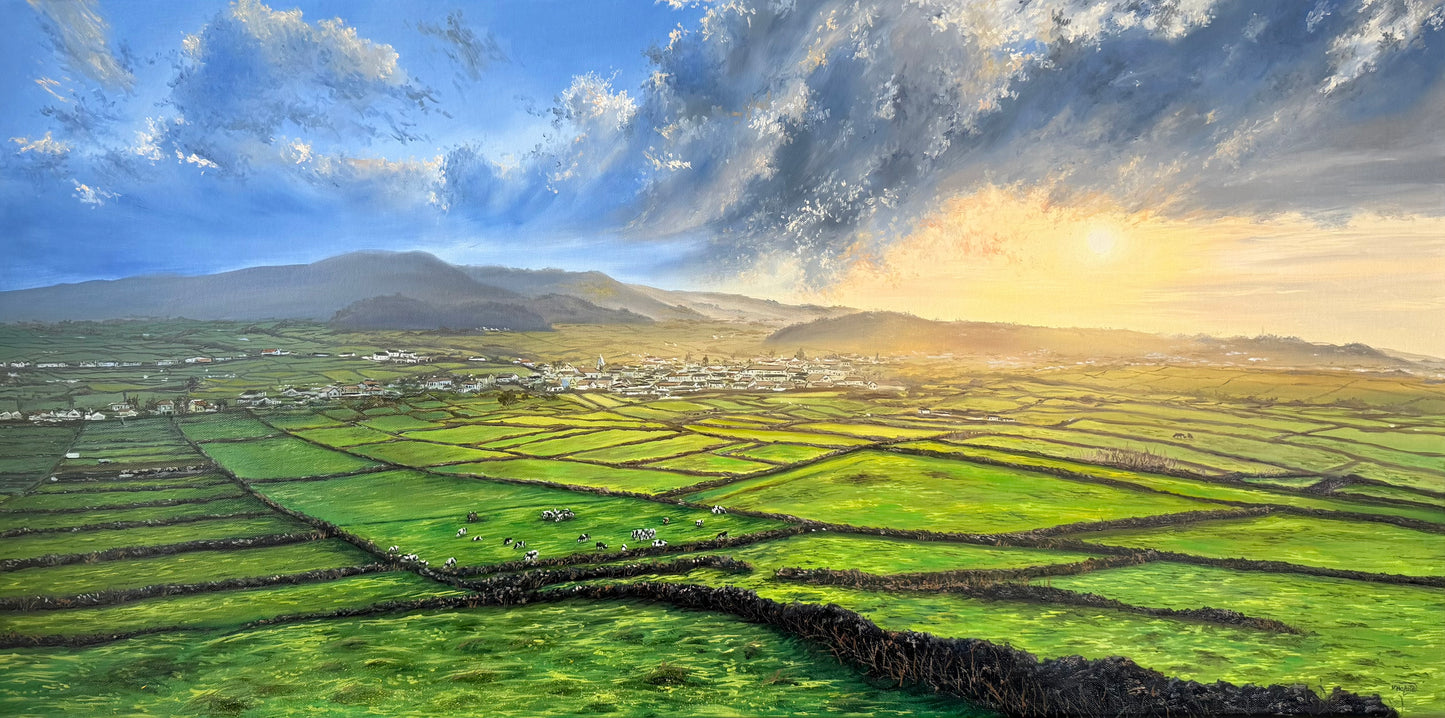 “Terceira, Azores” oil painting