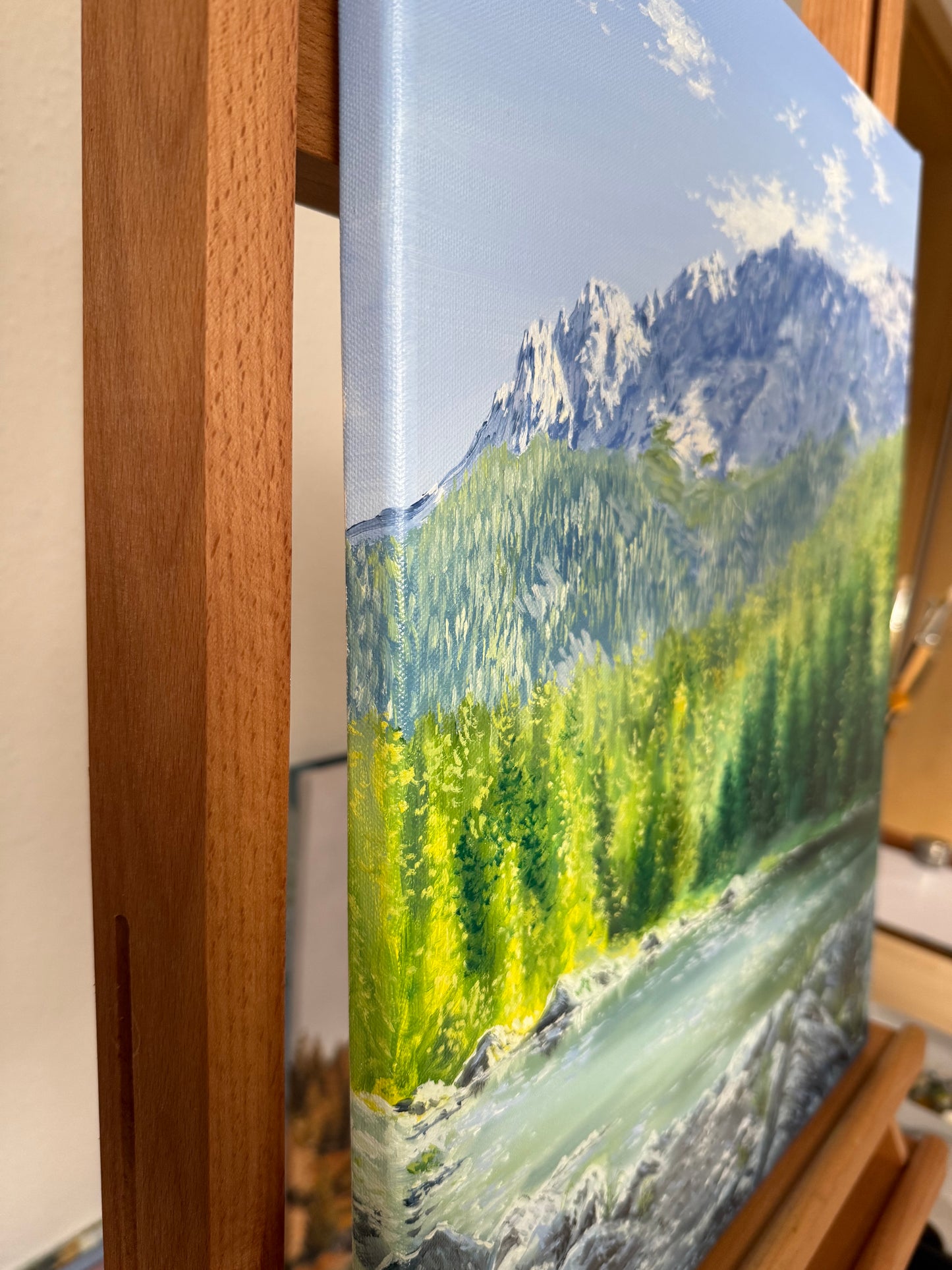 “Eibsee with Alps”