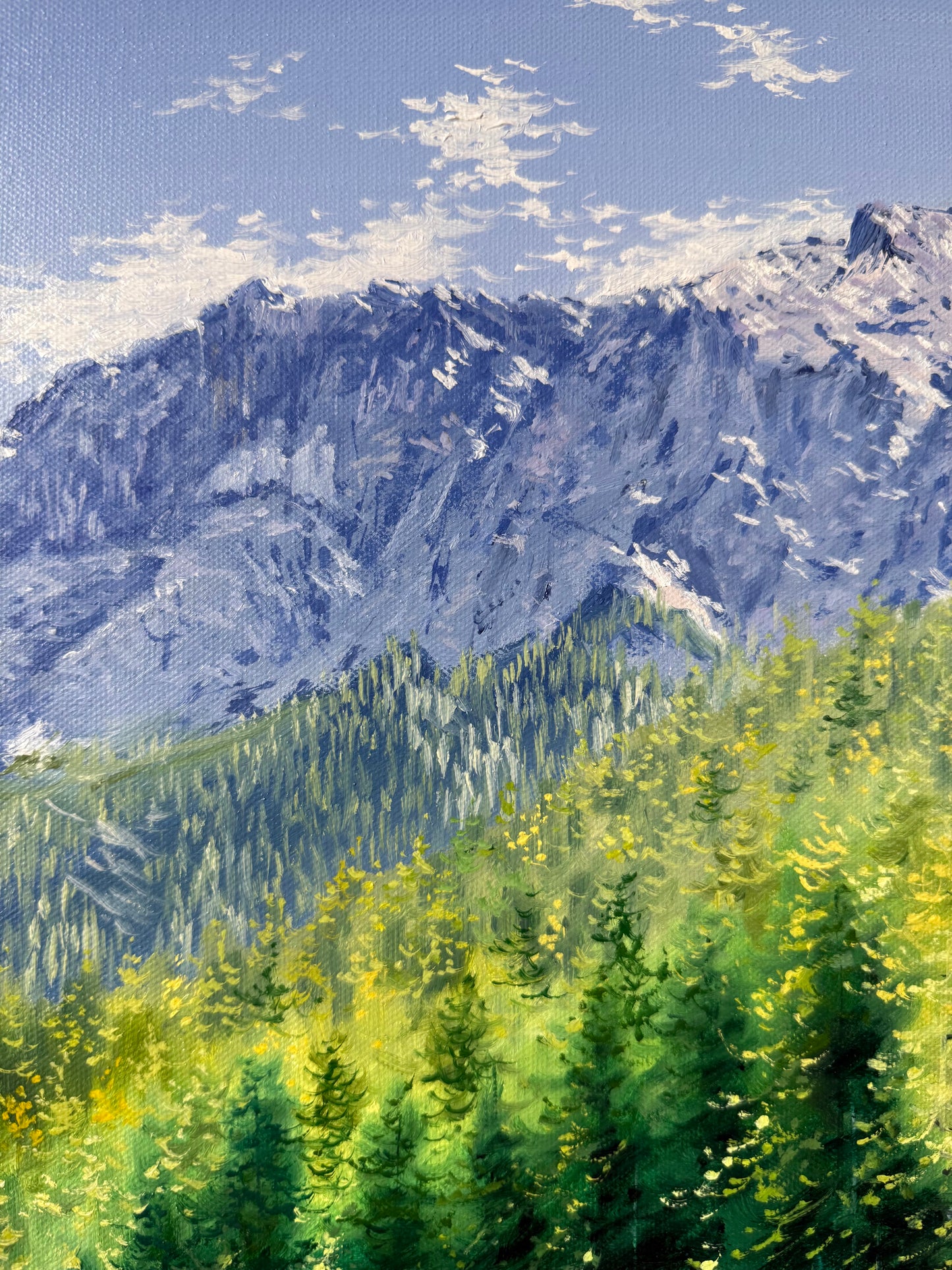 “Eibsee with Alps”