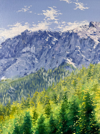 “Eibsee with Alps”