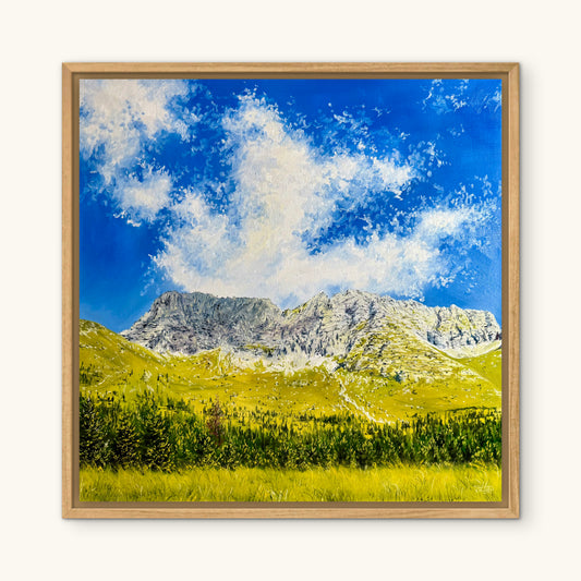 “Malga Montasio, Italy” oil painting