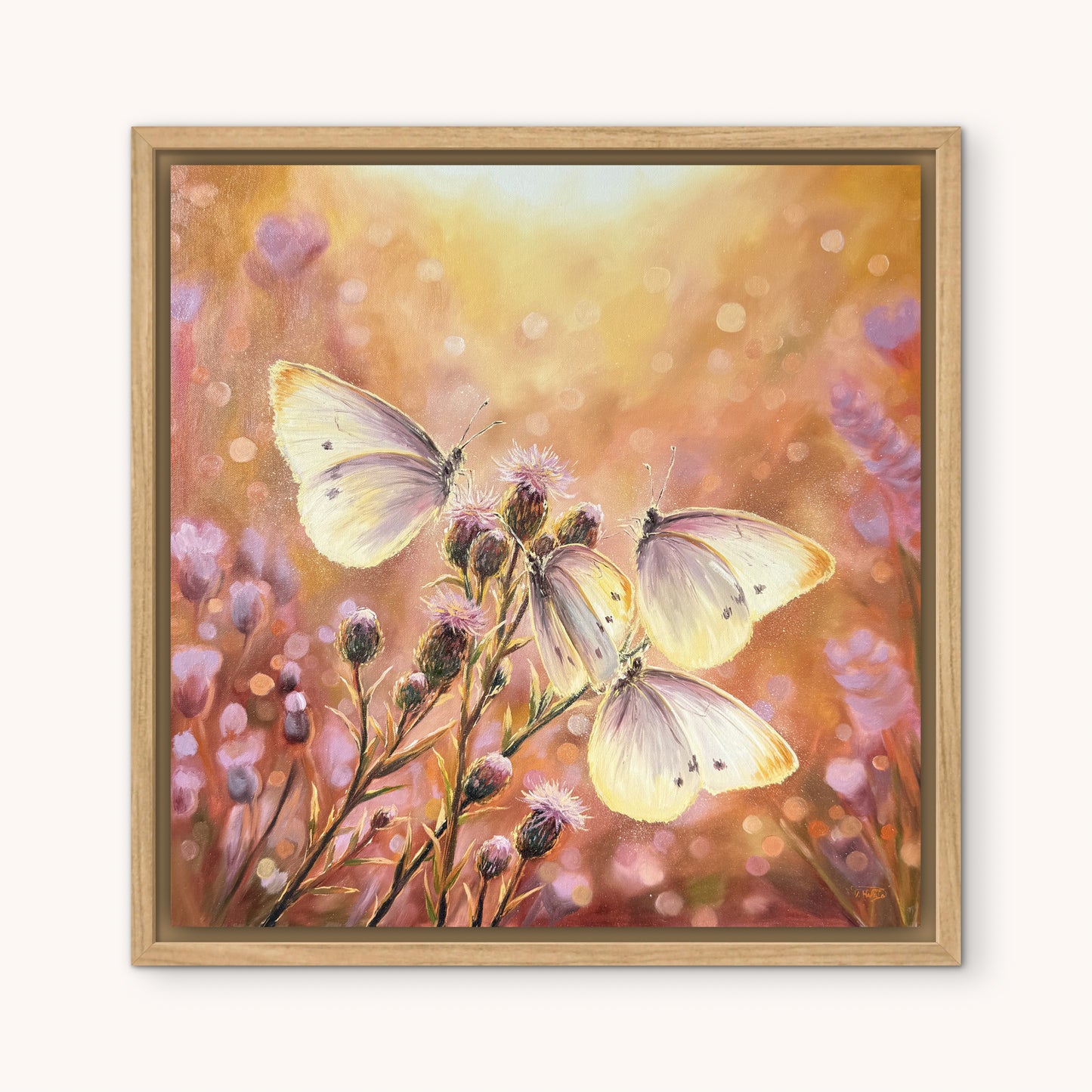 “Whispers of Light” oil painting