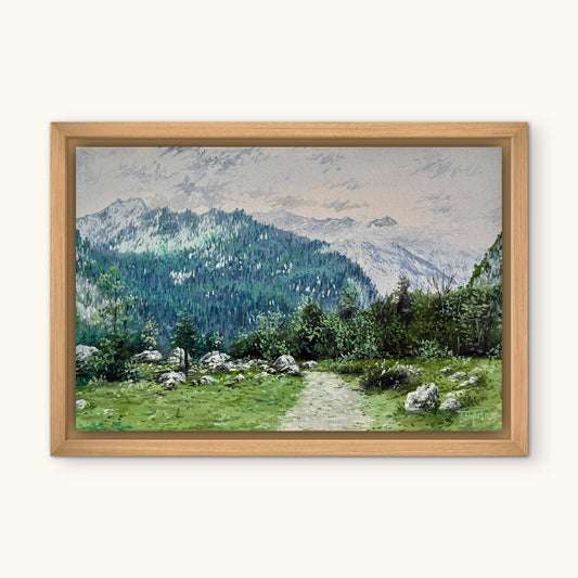 “Berchtesgaden” oil painting