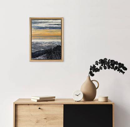 „Ringberg in Thüringer Wald“ oil painting