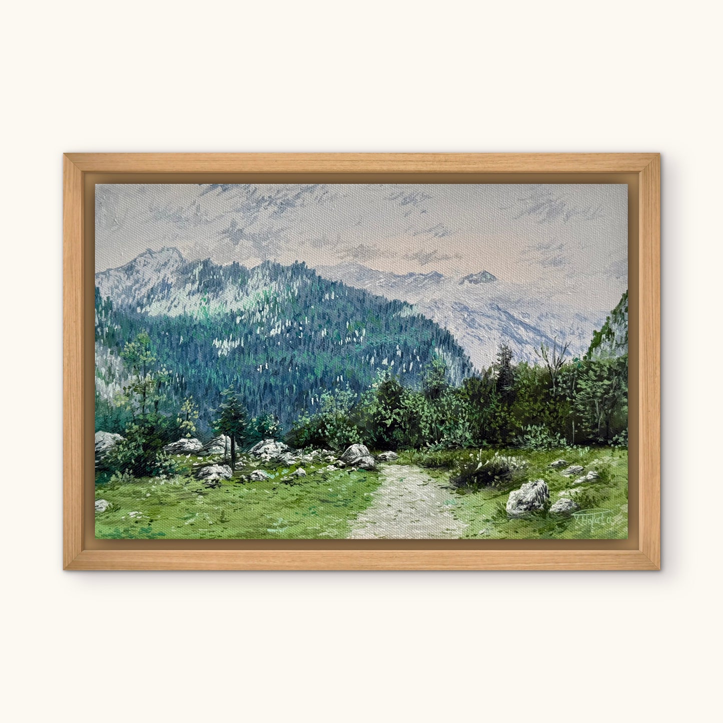 “Berchtesgaden” oil painting