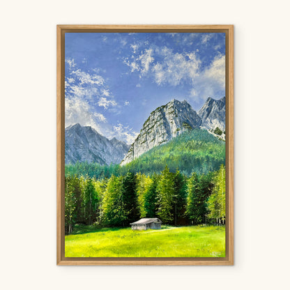 “Waxenstein” oil painting