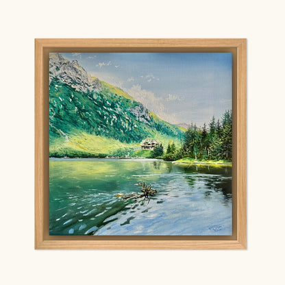 “Morskie Oko in the Tatra Mountains” oil painting