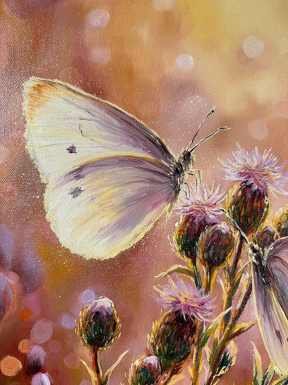 “Whispers of Light” oil painting