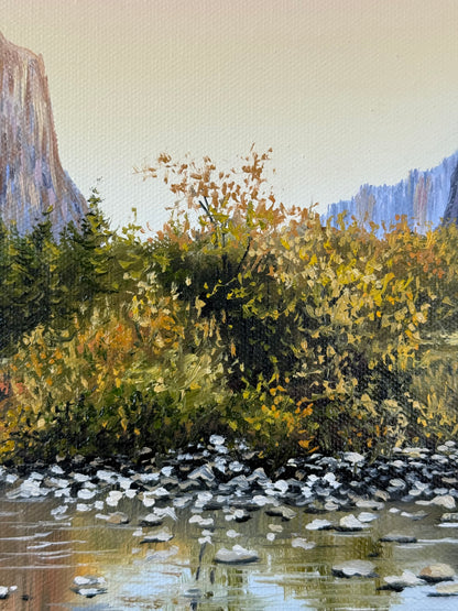 “Yosemite Valley” oil painting