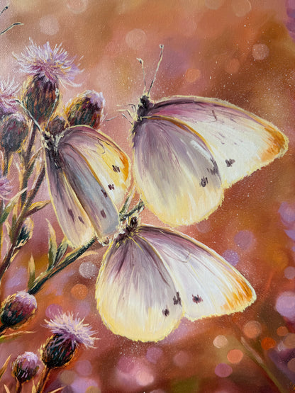 “Whispers of Light” oil painting