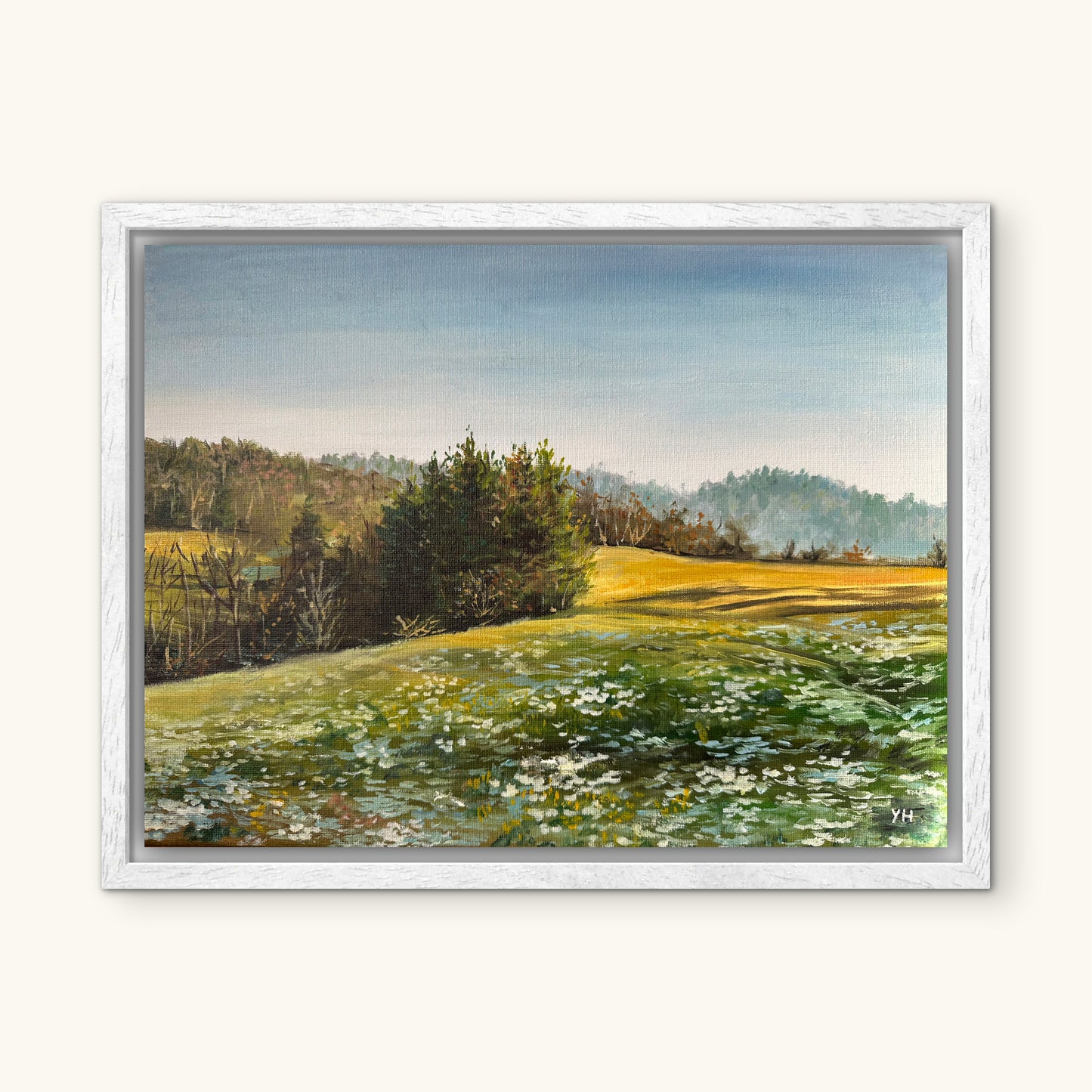 "Lautertal Hills" oil painting