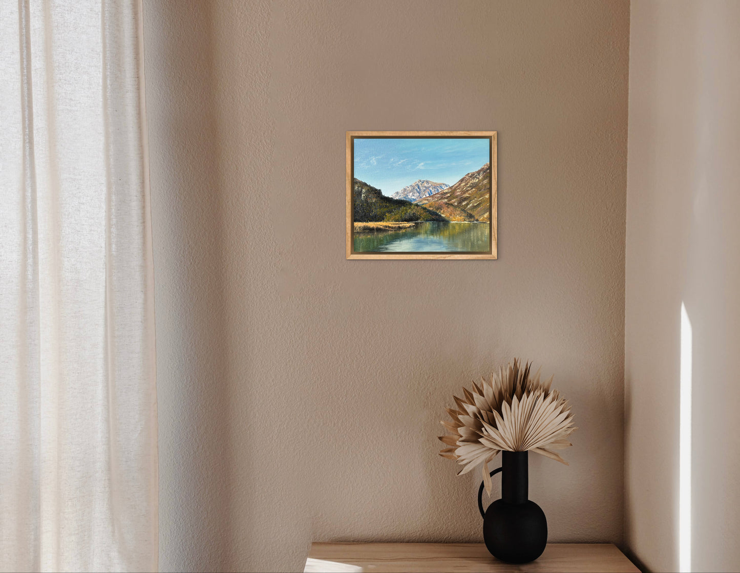 "Lago di Cavazzo" oil painting