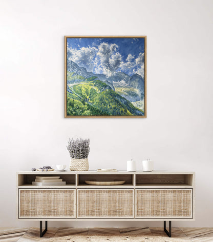 “Höllental, Alpen“ oil painting