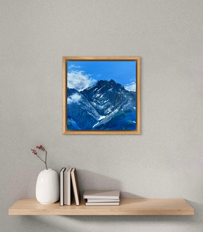"Zugspitze Mountain" oil painting