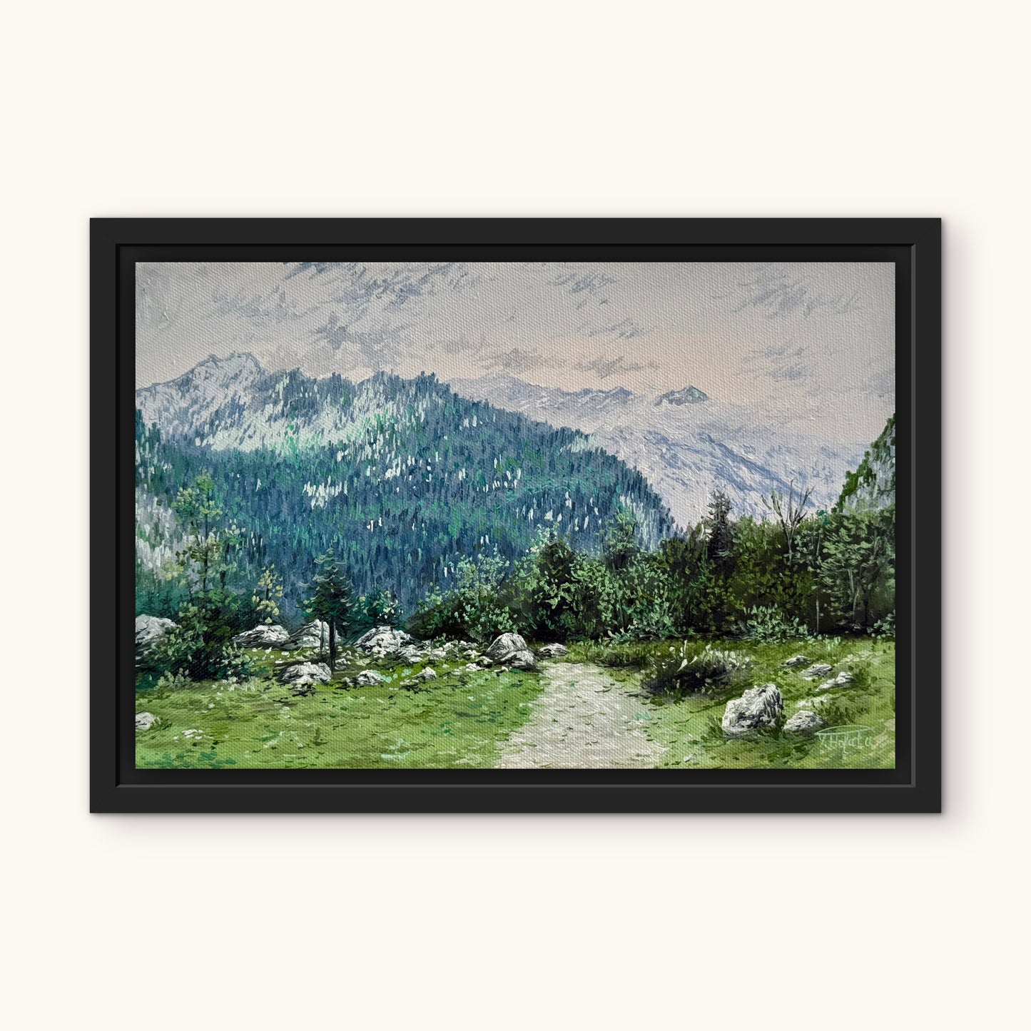 “Berchtesgaden” oil painting