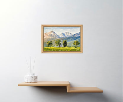 “St. Coloman Church, Bavaria” oil painting