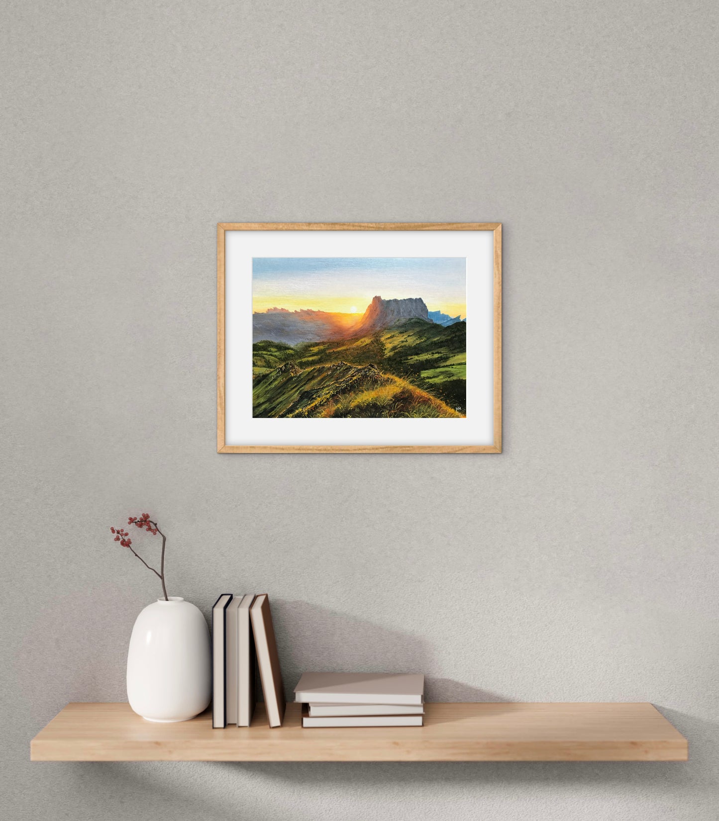 "Dolomites" oil painting