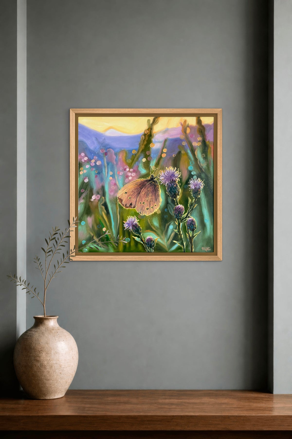 "Flüstern der Wiese" Ölgemälde