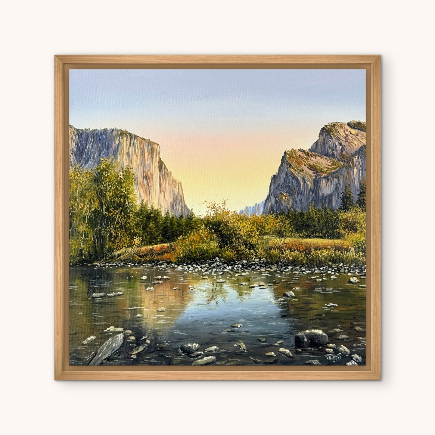 “Yosemite Valley” oil painting