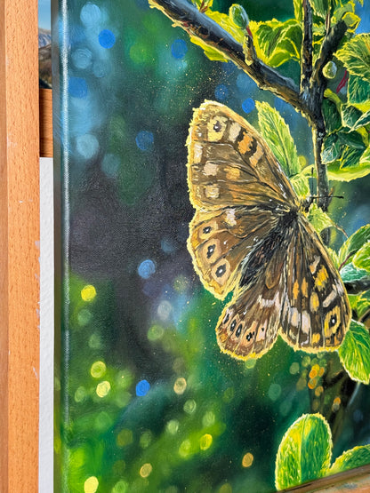 "Verzauberter Garten" Ölgemälde