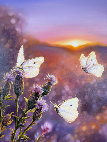 “Echo of the Sun” oil painting