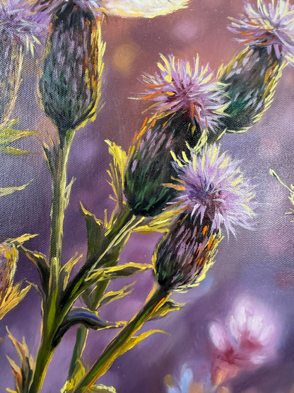 “Echo of the Sun” oil painting
