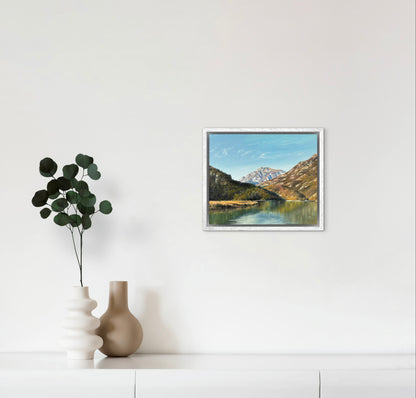 "Lago di Cavazzo" oil painting