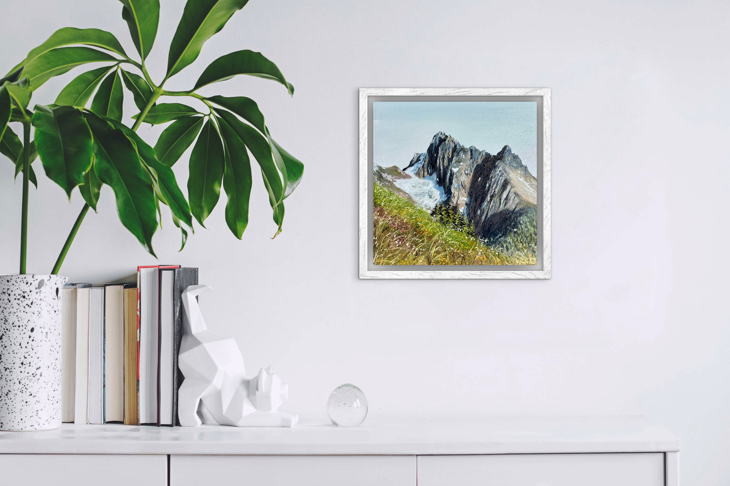 "Mount Sefrit" oil painting