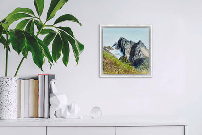 "Mount Sefrit" oil painting