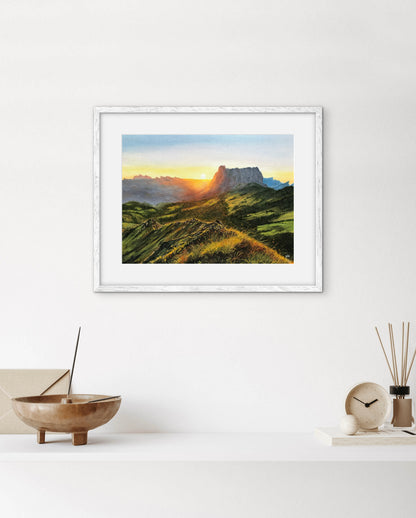 "Dolomites" oil painting