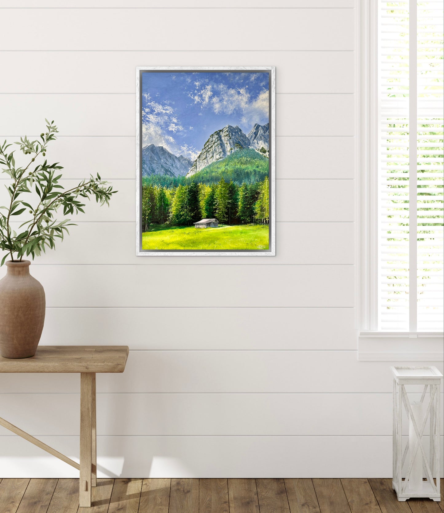 “Waxenstein” oil painting