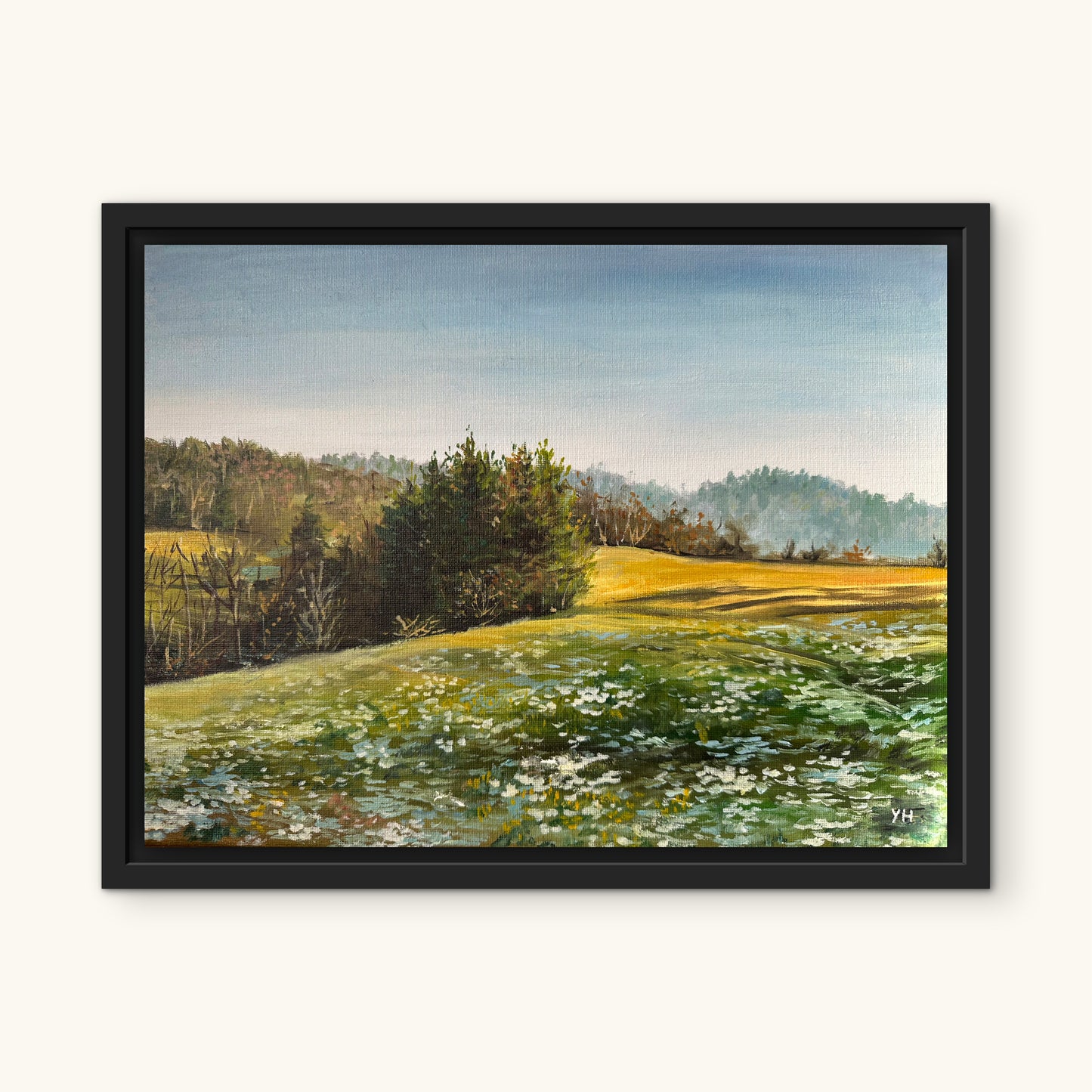 "Lautertal Hills" oil painting