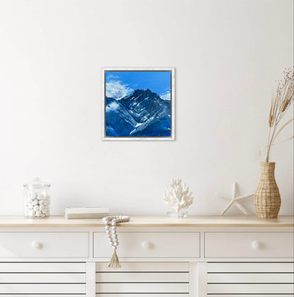 "Zugspitze Mountain" oil painting