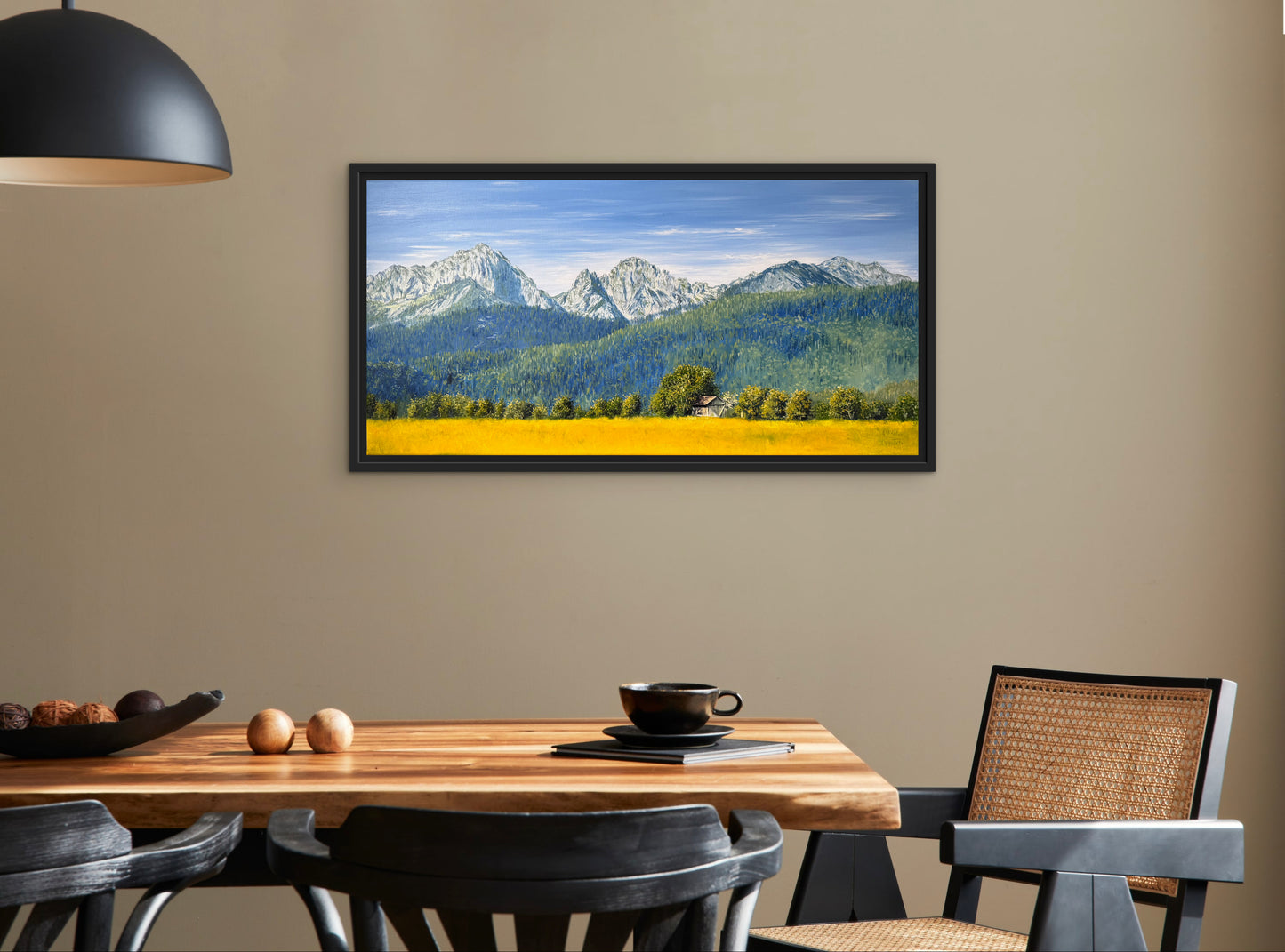 „Säuling und Tagelberg“ oil painting