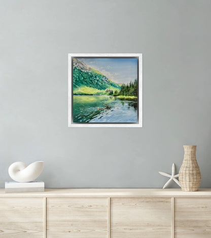 “Morskie Oko in the Tatra Mountains” oil painting