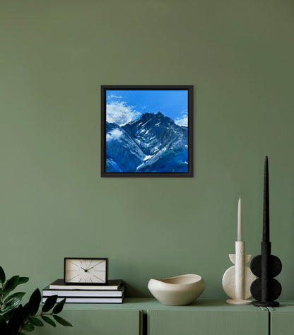 "Zugspitze Mountain" oil painting
