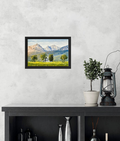 “St. Coloman Church, Bavaria” oil painting